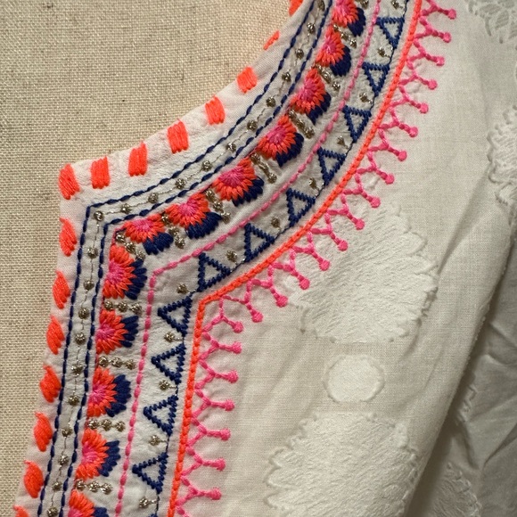 Lilly Pulitzer Amelia Sunburst white tunic top NWOT size Medium - Picture 9 of 12